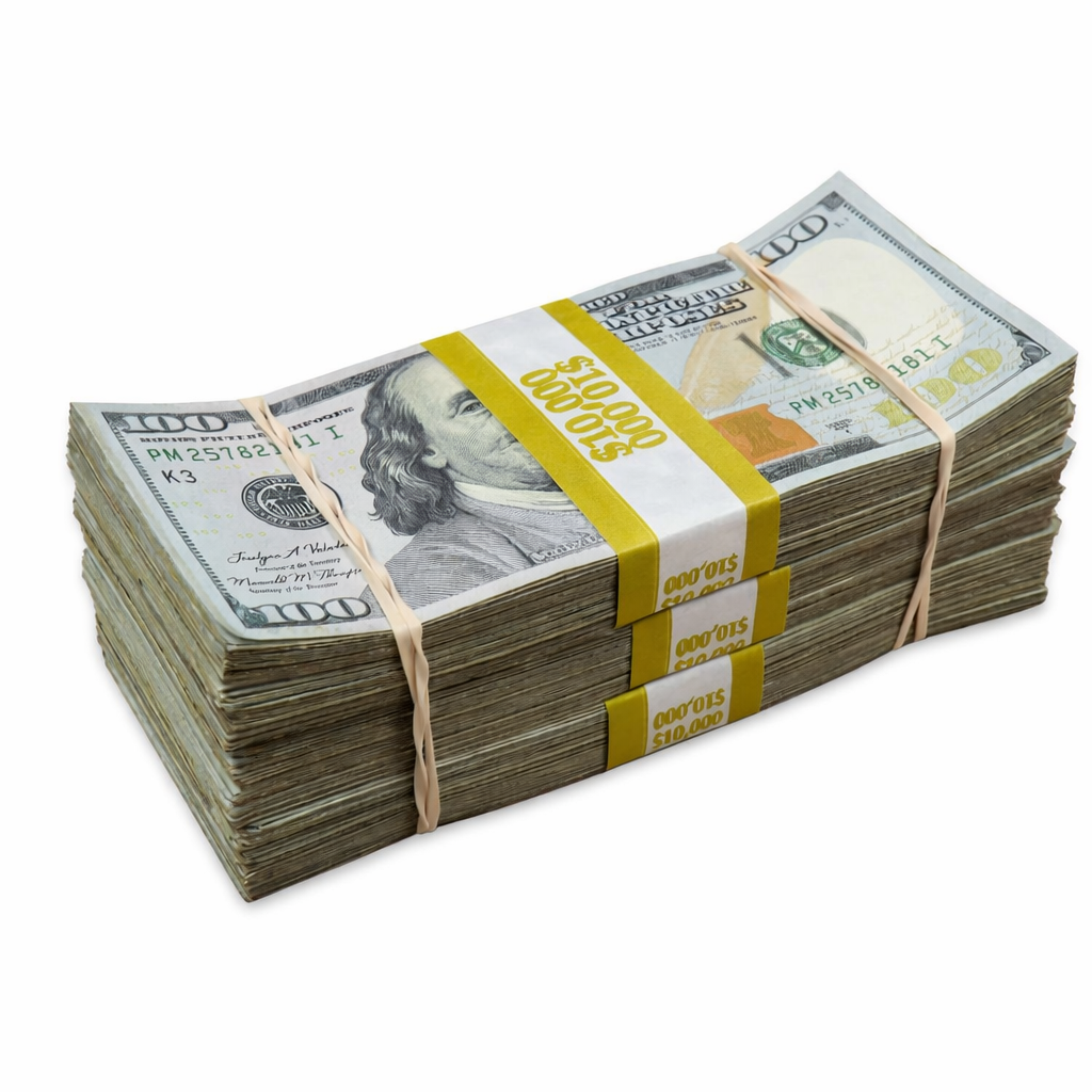 $30,000 in 100's! Motion Picture Money